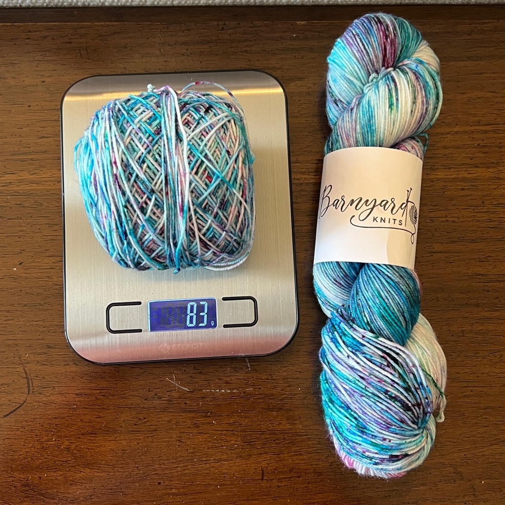 Multicolor Yarn Skein - Blue and Purple